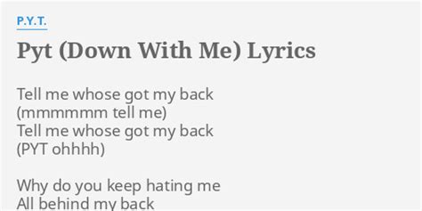 pyt lyrics